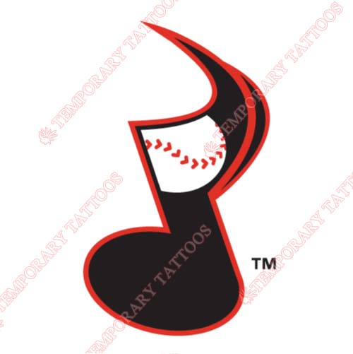 Nashville Sounds Customize Temporary Tattoos Stickers NO.8183
